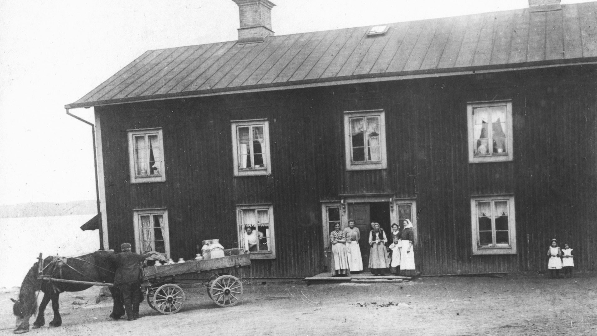 Familjeporträtt från sent 1800-tal