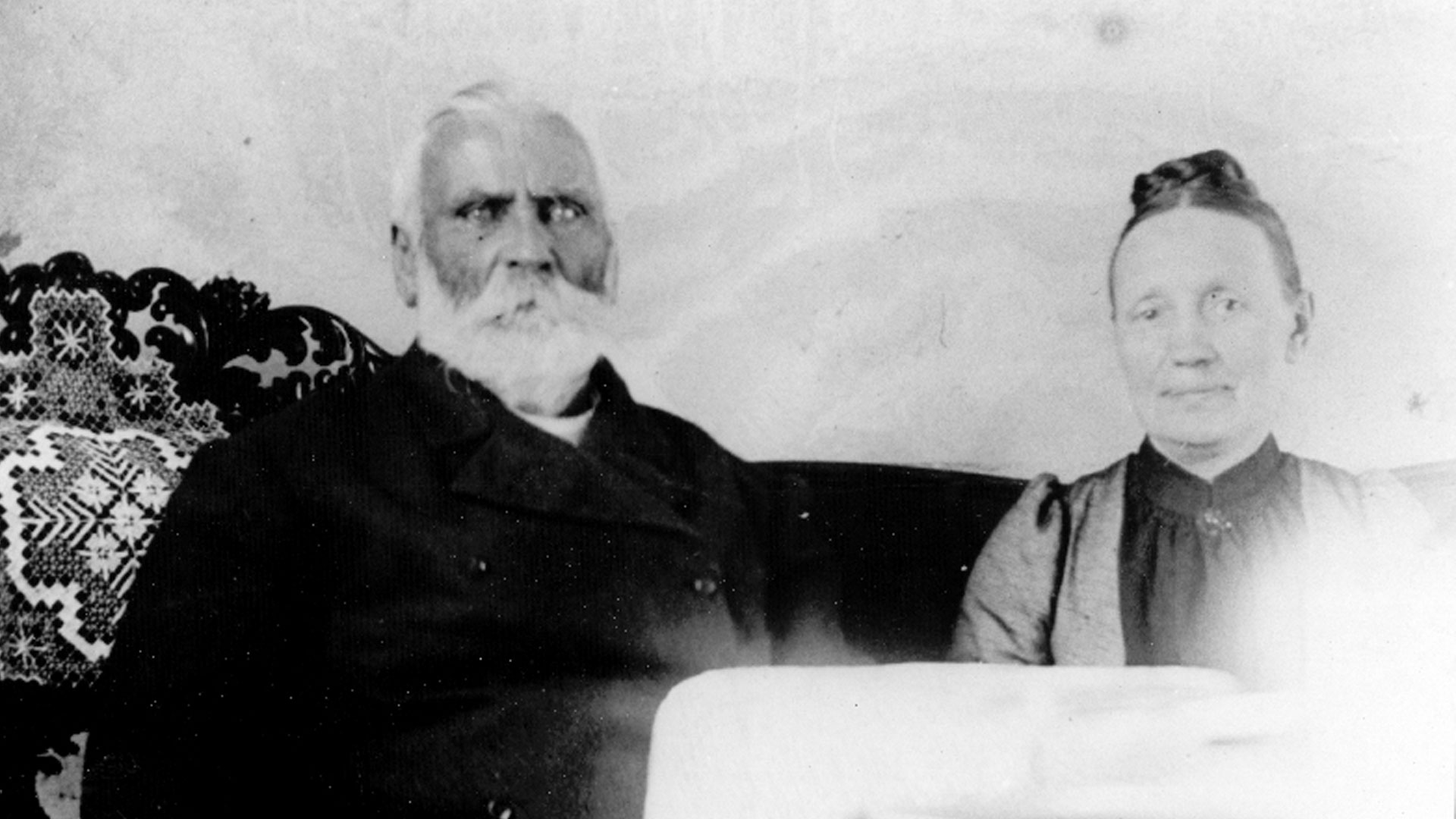 Familjeporträtt från sent 1800-tal